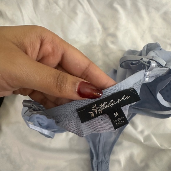 ISH Blue Studded Shapewear Bodysuit - Picture 2 of 2